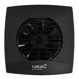 Вентилятор накладной Cata UC-10 HYGRO BLACK